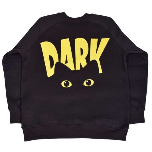 Dark kitty Black Sweatshirt - Unisexe