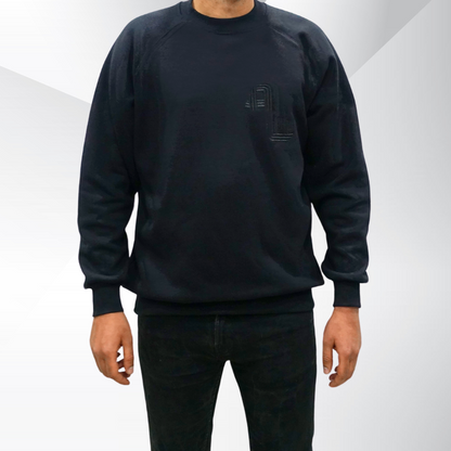 Afro Art Black Sweatshirt - Unisexe