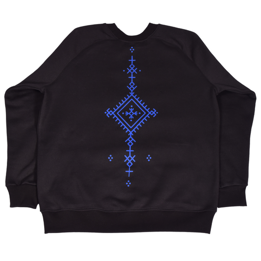 Washm Black Sweatshirt - Blue - Unisexe